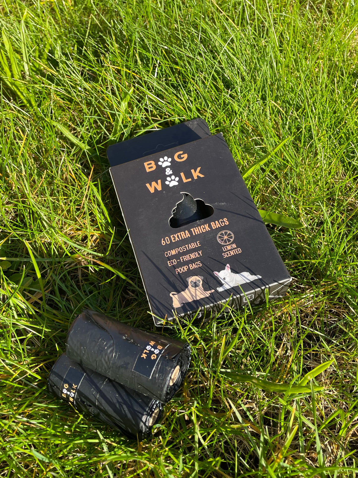60 Extra Thick Compostable Dog Poo Bags
