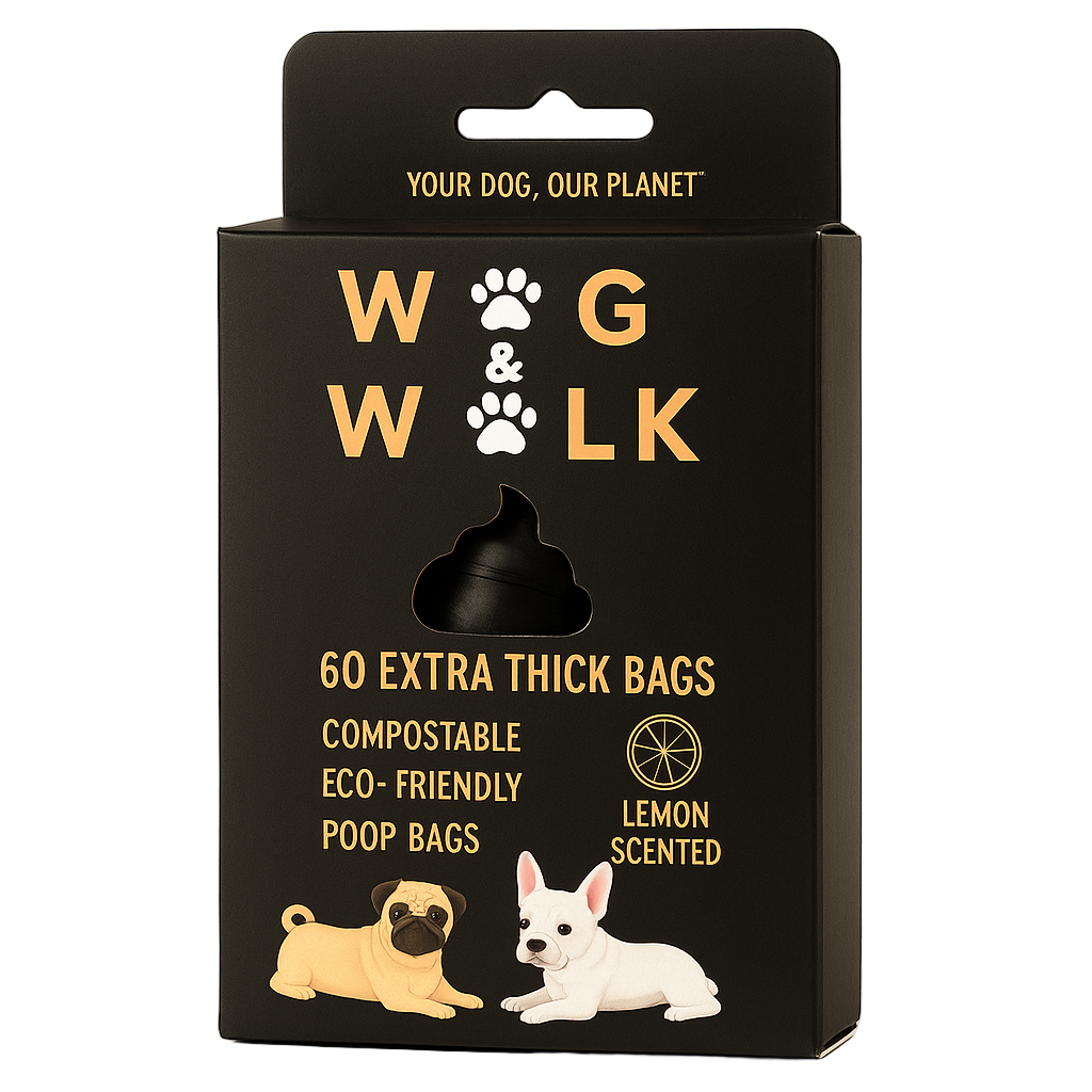 60 Extra Thick Compostable Dog Poo Bags