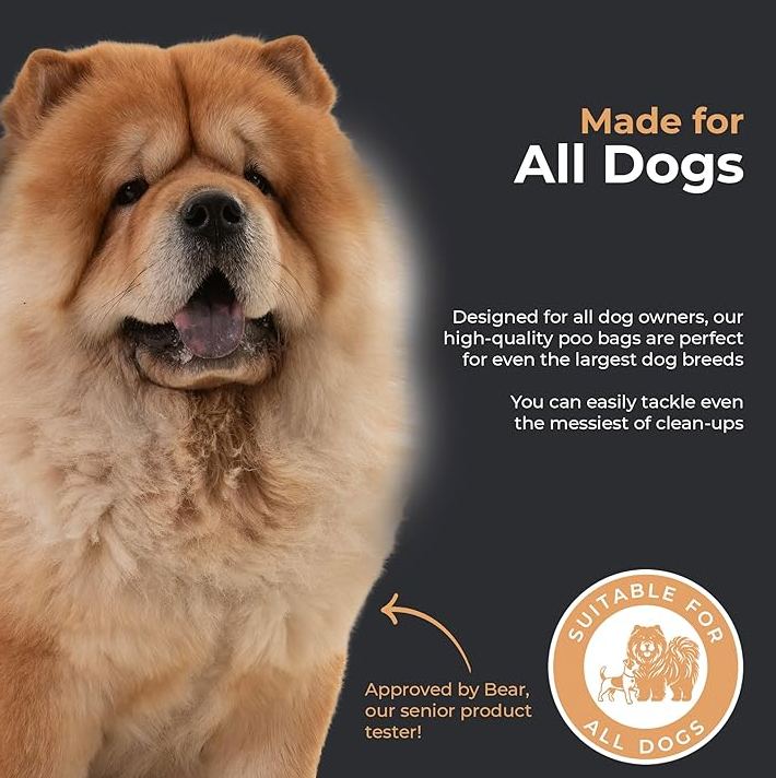 60 Extra Thick Compostable Dog Poo Bags