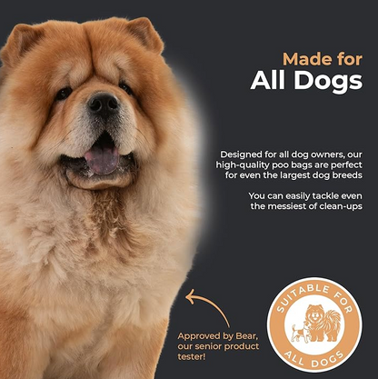 60 Extra Thick Compostable Dog Poo Bags