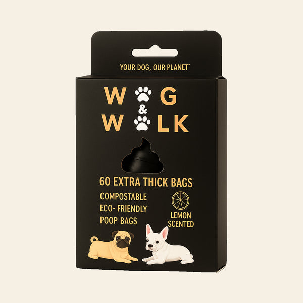 Dog Poo Bags – 60 Pack, Lemon Scented